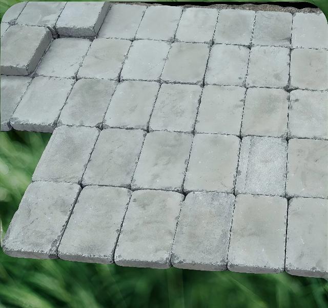 210x140x40 tumbled tiles (DL 695 Black granite)